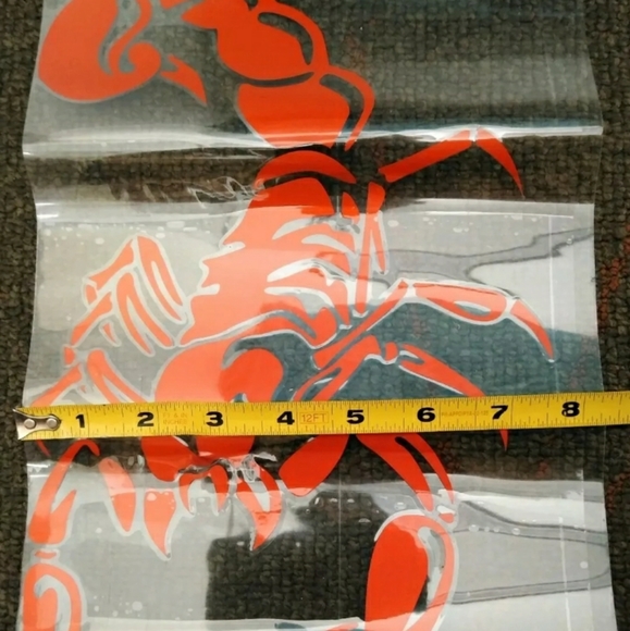 New Huge Red Scorpion Sticker Wall Art - Picture 2 of 3